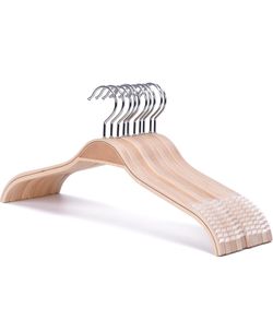 Brand New: 10-Pack No Shoulder Bump Coat Hanger