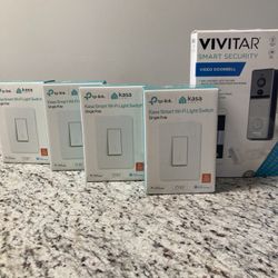 Smart Switches And Video Doorbell New