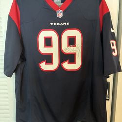 JJ Watt Authentic Signed Houston Texans Jersey 