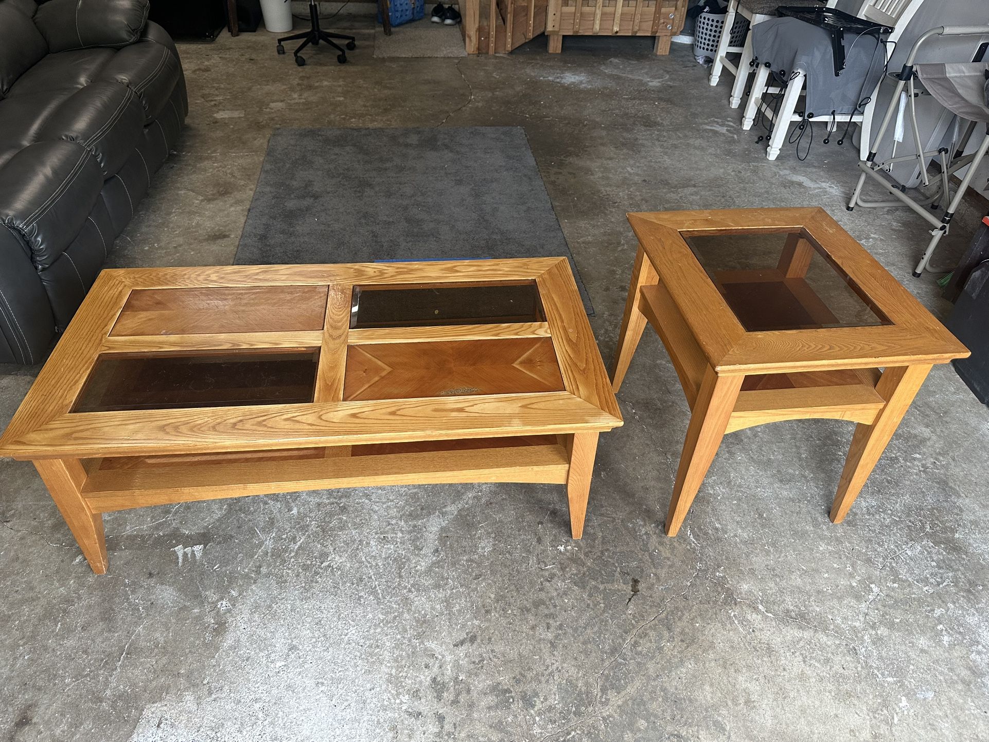 Coffee And Matching End Table
