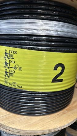 #2 THHN 500ft spool copper wire single stranded
