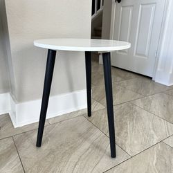 Black And White End Table Night Stand