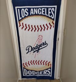 29" x 59" Vintage 2007 Los Angeles Dodgers Baseball MLB Beach Towel (Thin) NWOT