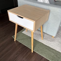 Nightstand End Table W/ Drawer