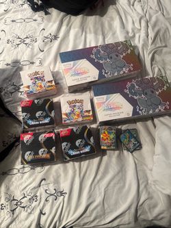 Pokemon sealed booster boxes and SPC