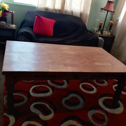 Solid Wood Big Coffee Table 60 Long 34 Deep 22 Height