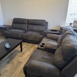 Reclining Sofa/ Love Set