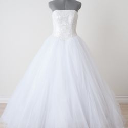 Oleg Cassini Style CU099 Ball Gown from David’s Bridal 