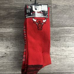 Men’s Chicago Bulls Basketball socks Size 6-12 