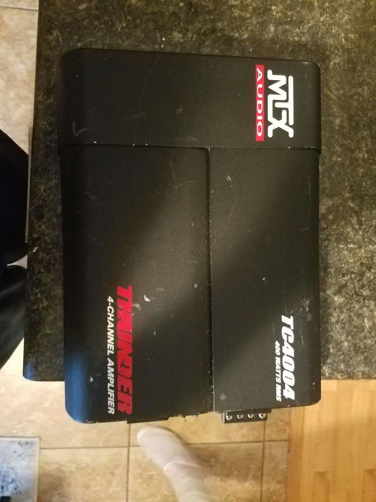 MTX THUNDER TC4004 REAL TRUE 400 WATTS RMS AMP