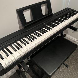 Yamaha P45, 88-key weighted action digital  piano (P45B) 