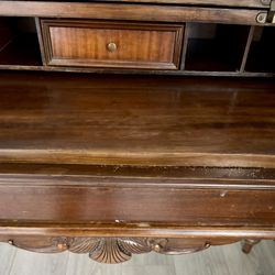 Antique Spinet Secretary Desk 