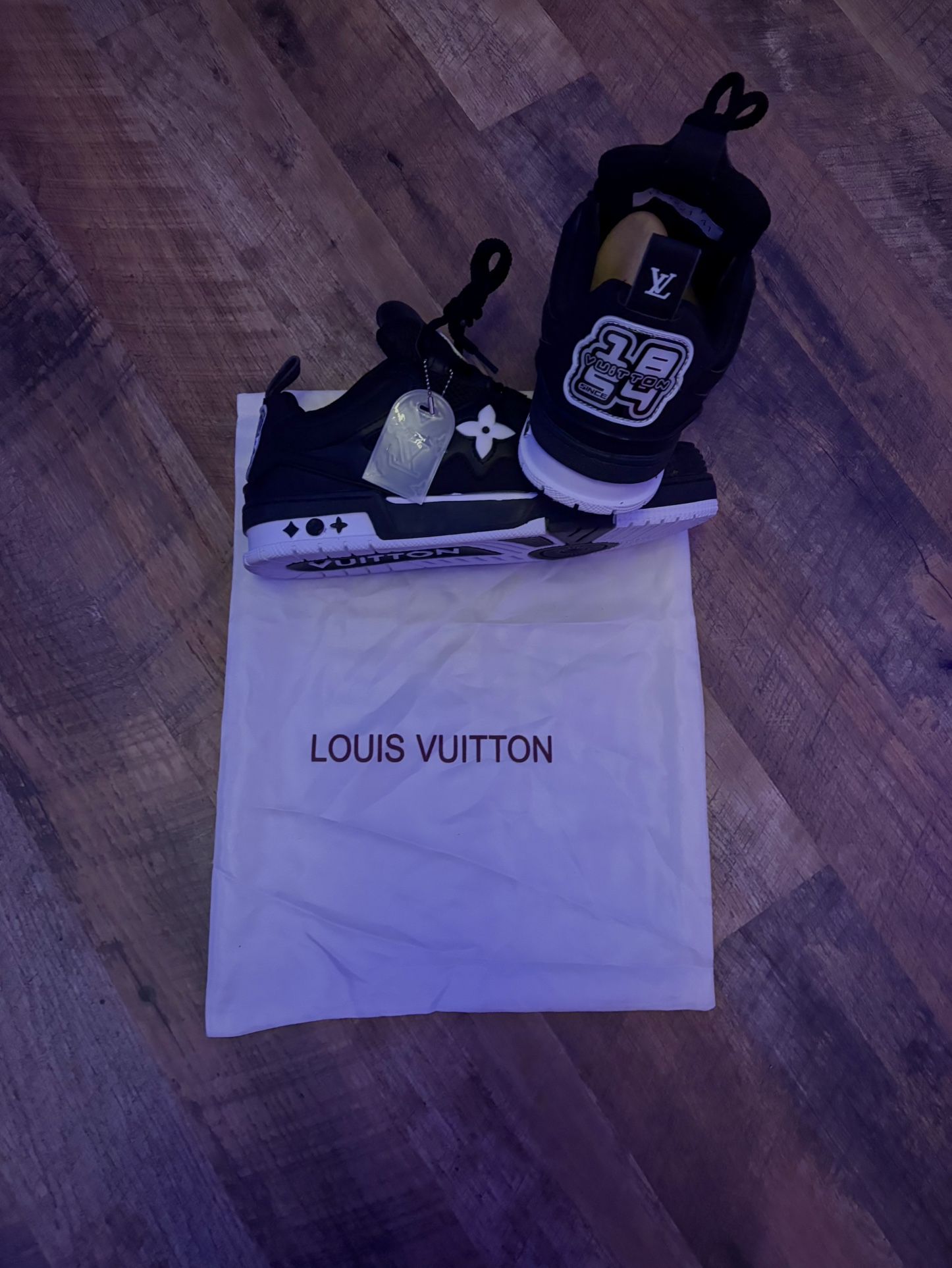 Louis Vuitton LV Skate Sneaker Black White