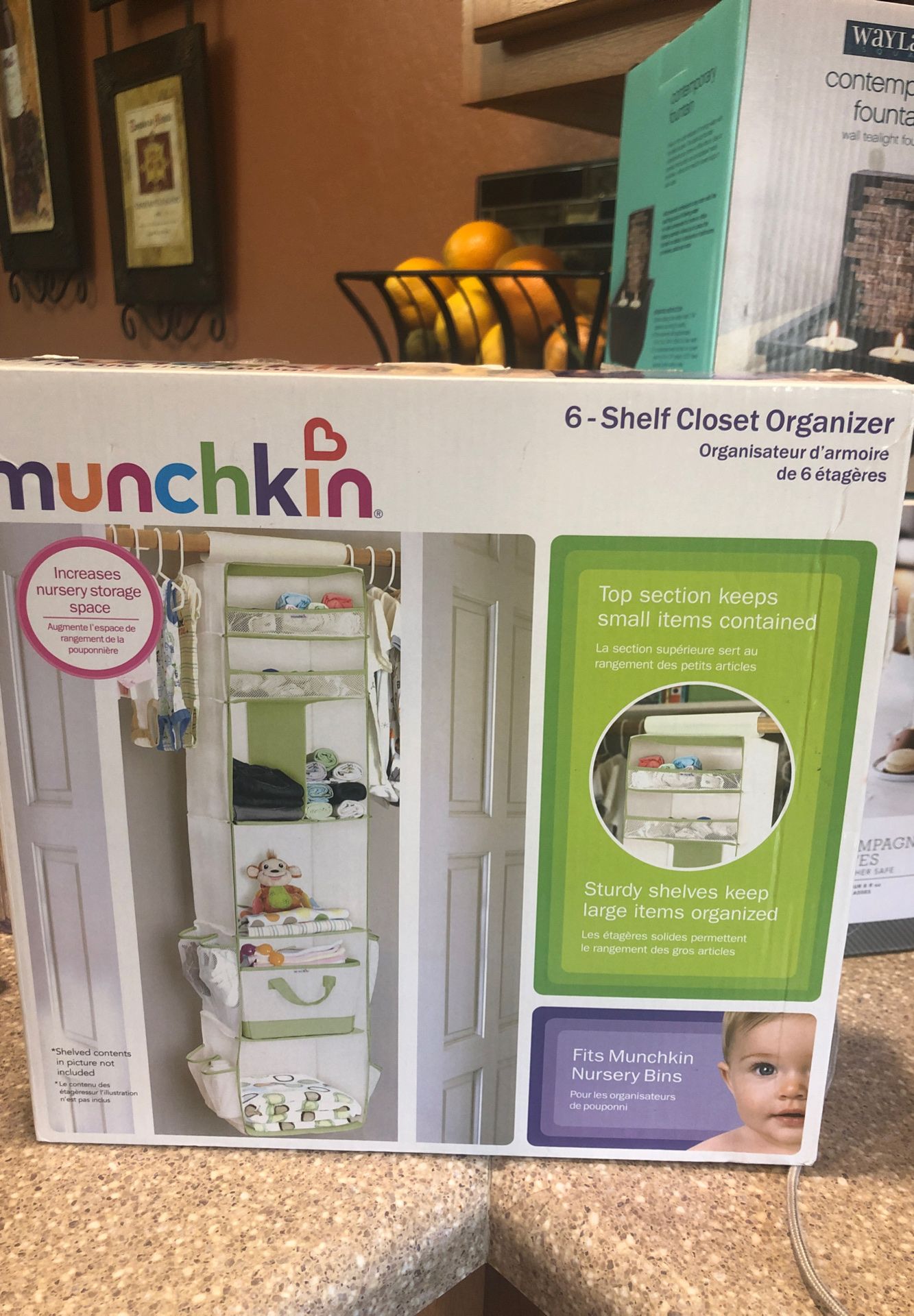 Munchkin 6 Shelf Closet Organizer