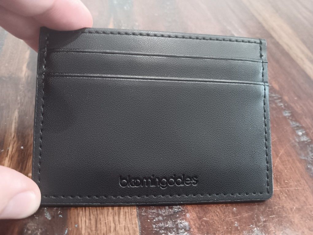 REAL LEATHER WALLETS BLOOMINGDALES BRAND IN BOX CHEAP