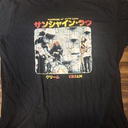 Cream and their hit song "Sunshine of Your Love."Men’s Xl