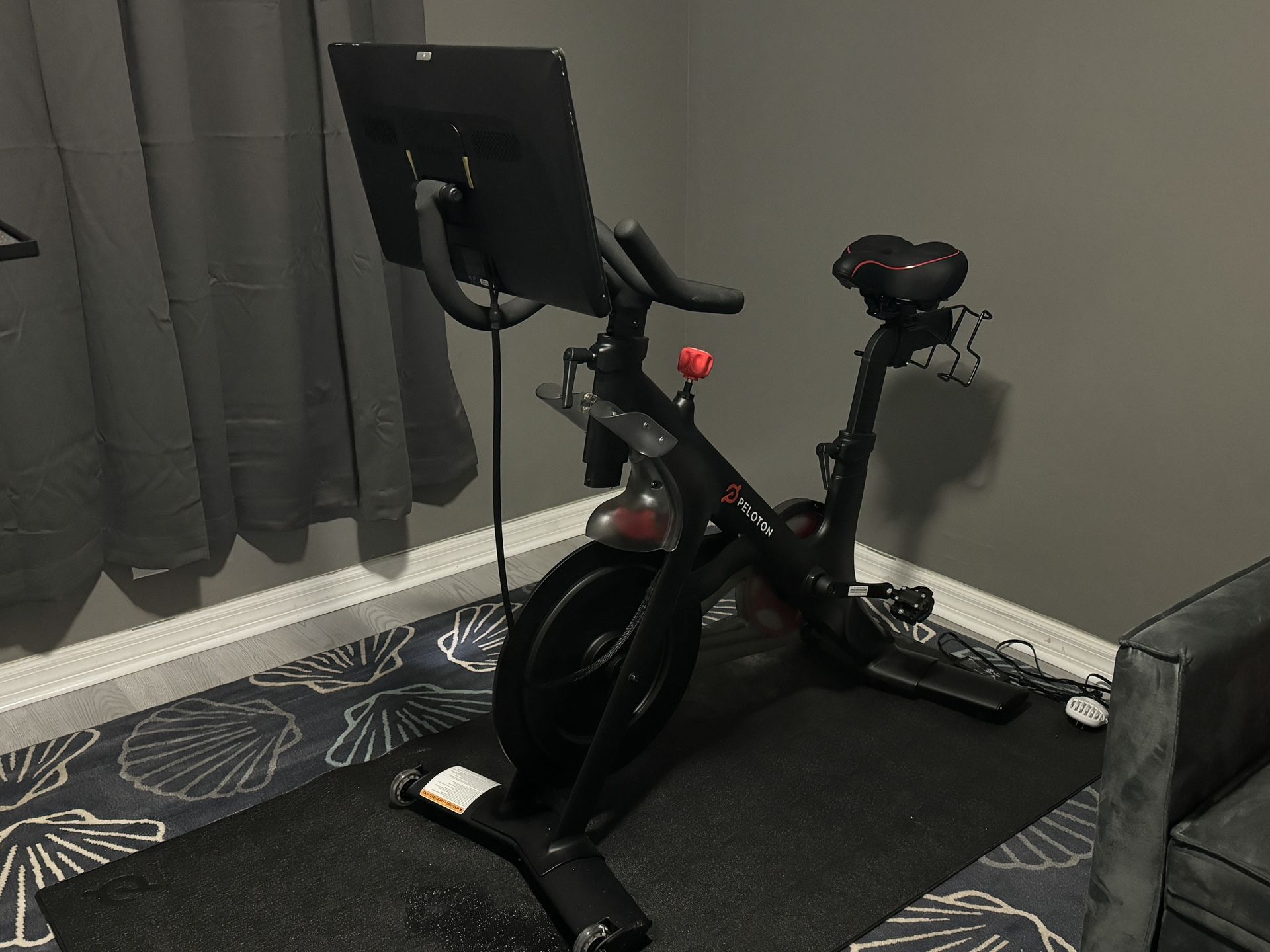 Peloton Bike + Shoes, Weights - Great Condition