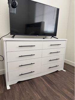 White dresser