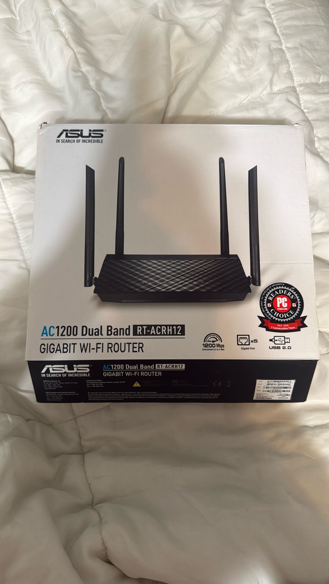 Ac1200 Dual Band Gigabit Wi-fi Router