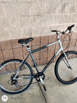 Raleigh SC7 hybrid mountain bike