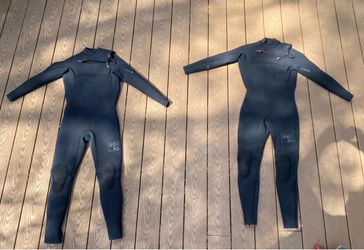 Men’s medium Xcel wetsuits: 4/3 and 3/2