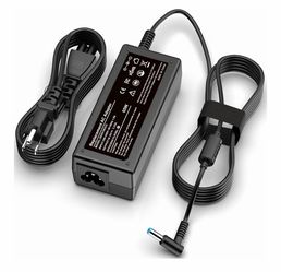 Replacement for HP Laptop Charger 65W 45W Computer Charger Smart Blue Tip Power Adapter