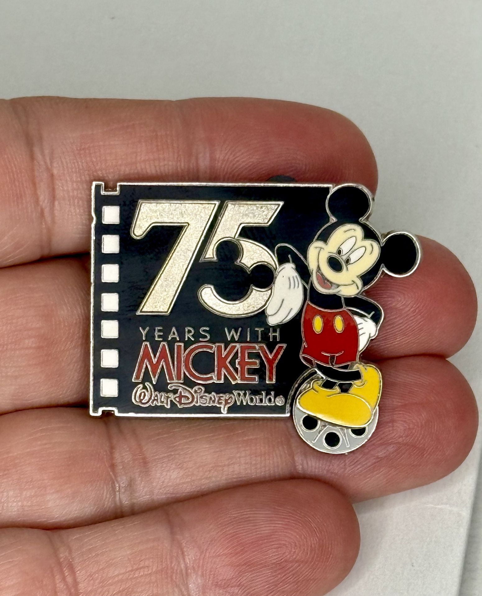 Mickey Mouse - 75 Years with Spinner Retired Disney Pin 17288