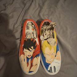 Hand painted DBZ Vans