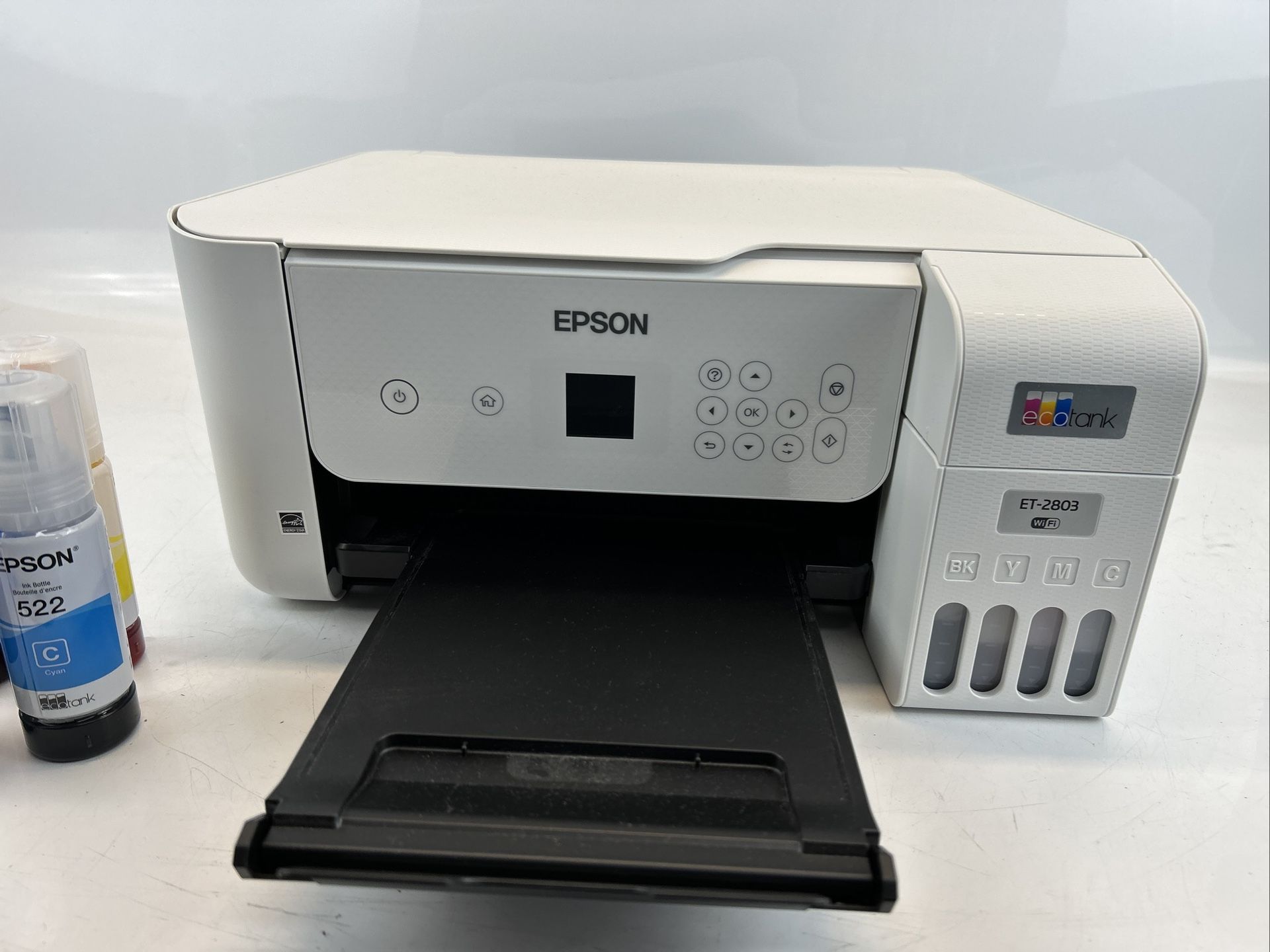 Epson ET2803 Ecotank All-In-One Wireless Printer - White W/ Original Box