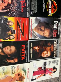 Lot of 8 VHS Tapes Classic Movies