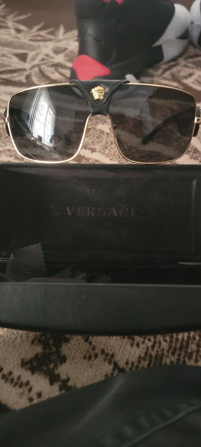 Versace Aviator Sunglasses