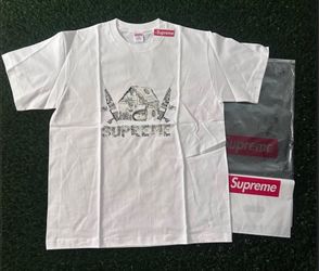 Supreme White Graphic T-Shirt XL