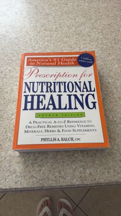 Nutritional healing book