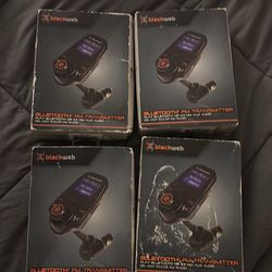 Black web Bluetooth fm transmitter