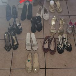 20 pairs of shoes,