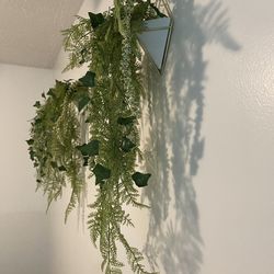 Triangular Plant Wall Decor 