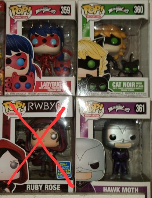 Miraculous Ladybug Pop Figures