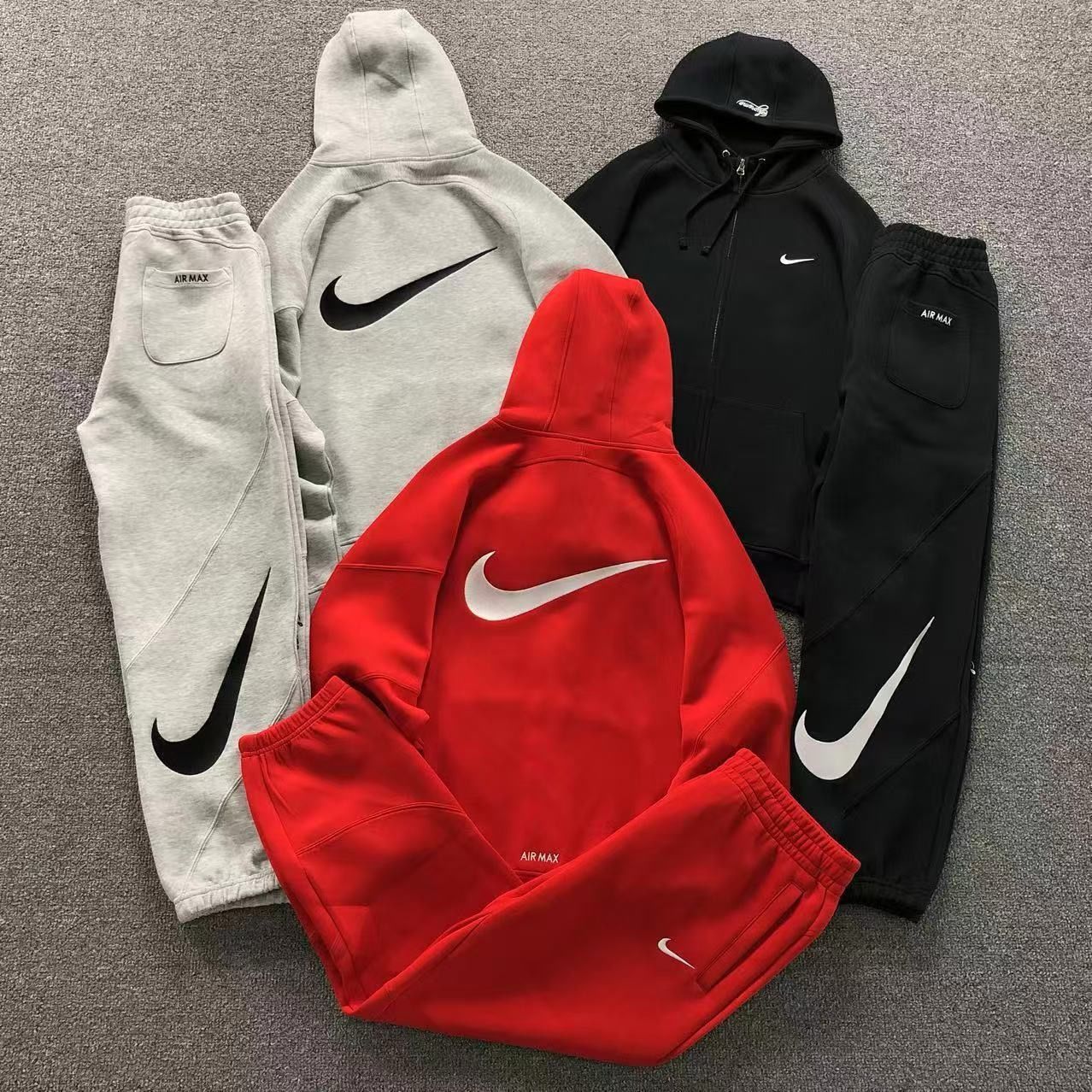 Nike x Supreme “Air Max” collection (collab tracksuit set).