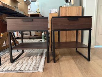 IKEA TRYSIL Nighstand Brown, Black (Set of 2)