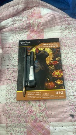 Brea Reese Scratch Art Paper Pad 16-Piece Set