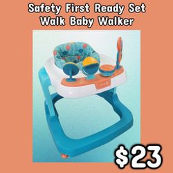 NEW Safety First Ready Set Walk Baby Walker: njft 