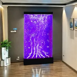 Orren Ellis Elegant Acrylic Water Bubble Wall Divider - Damaged