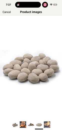 24 PCs fire pit inserts