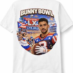 Bunny Bowl LX Super Bowl graphic tee 🏈