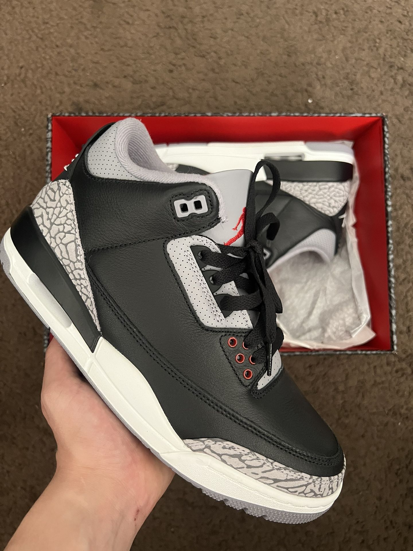 Jordan 3 Black Cement 8.5