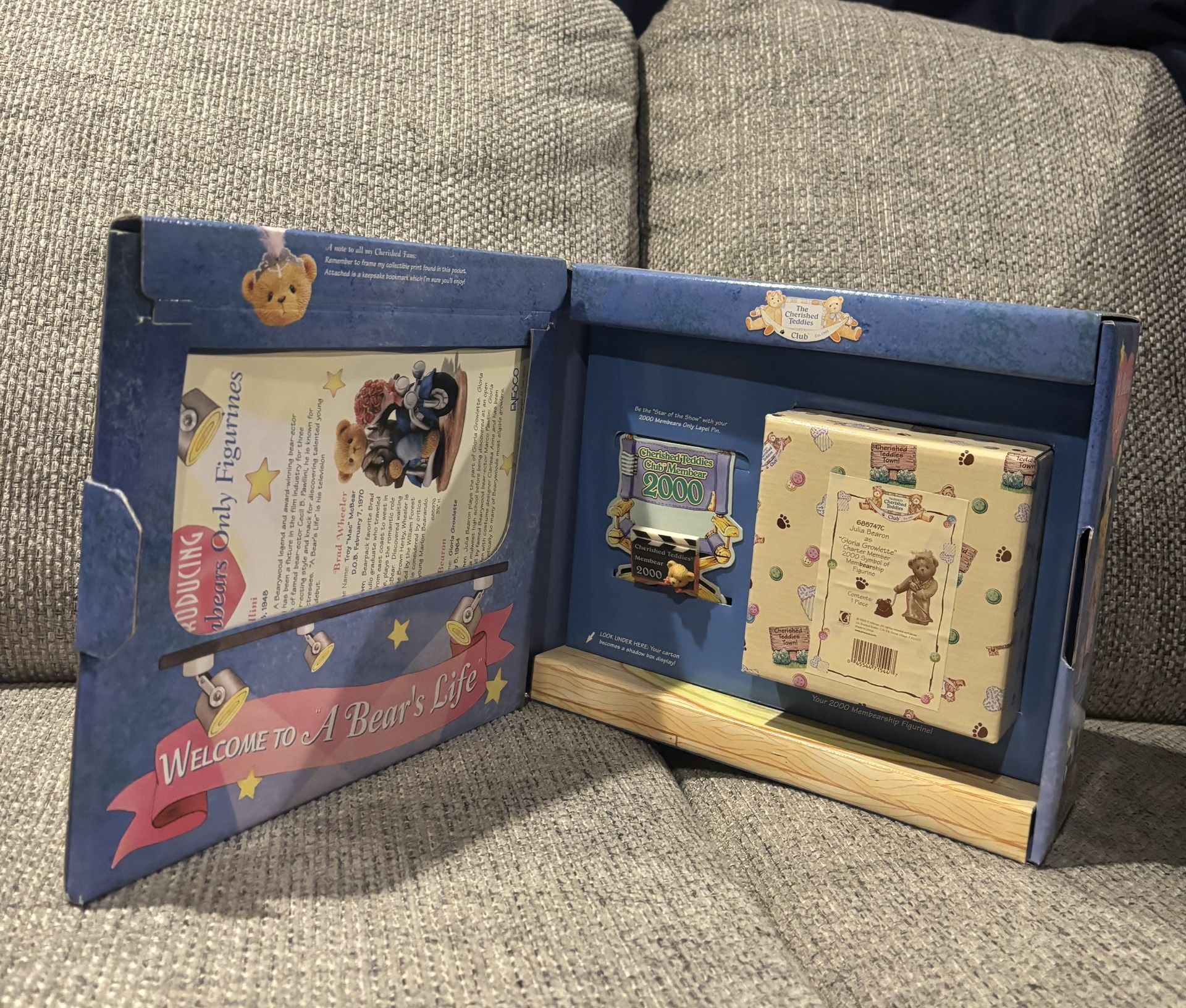 Cherished Teddies Club 2000 "A Bear's Life" Membership Kit