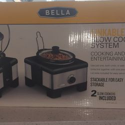 BELLA 2 SMOKE COOKERS 