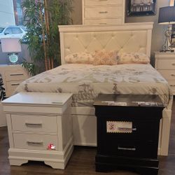 Brand New! 7pc Queen/Full Bedroom Set 😍/ Take it home with only$39Down/ Hablamos Español Y Ofrecemos Financiamiento 🙋🏻‍♂️