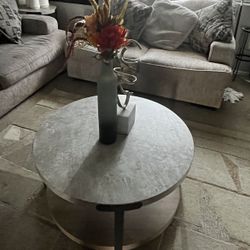 Sofa And Loveseat And Coffee Tables