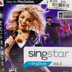 SingStar Vol 2 PS3 Playstation 3 - Tested Complete 